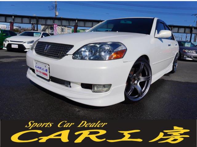 マークII(トヨタ) グランデｉＲ−Ｖ　５速改公認／電スロ解除ＪＺＸ１００機械式スロットル仕様／ＨＫＳ　ＦコンＶプロ制御／ 中古車画像