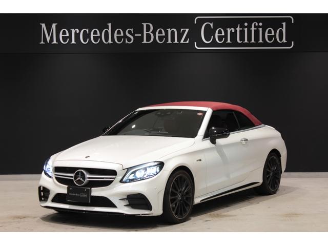 Cクラスカブリオレ（AMG）Ｃ４３　４マチック　カブリオレ　本革レザーシート／ダイナミックセレクト／レーダーセーフティパッケージ／純正ドラレコ／ｂｕｒｍｅｓｔｅｒサウンドサラウンドシステム／メモリー付きパワーシート／シートベンチレーター／シートヒーター 中古車画像