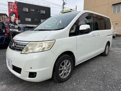 セレナ 20S Vセレクション ワンオーナー/両側オートスライドドア/純正ナビ/地デジ/バックカメラ/インテリキー/フリップダウンモニター/LEDオートライトフォグ/前後カメラドラレコ/ETC/社外アルミ/USB/ミッション交換済 中古車画像