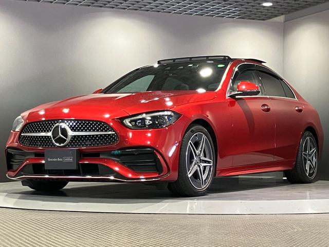 Ｃ２００アバンギャルド　ＡＭＧライン　認定中古車　ドライブレコーダー　ＥＴＣ　フロントカメラ　サイドカメラ　ナビ　クリアランスソナー　オートクルーズコントロール　ＣＶＴ　サンルーフ　オートライト　スマートキー　アイドリングストップ
