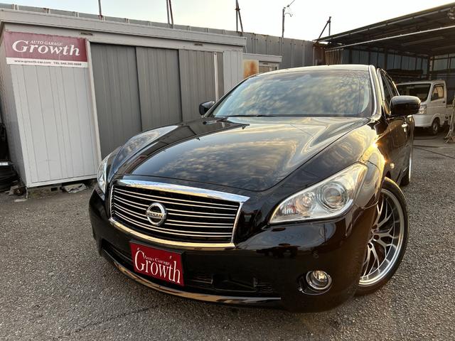 フーガ(日産) ３７０ＧＴ　Aftermarket２０インチホイール　ブリッツDampers　ドラレコ　地デジフルセグ　ＤＶＤ再生　走行中ＴＶＯＫ　ＥＴＣ　インテリキー　クリアランスソナー 中古車画像