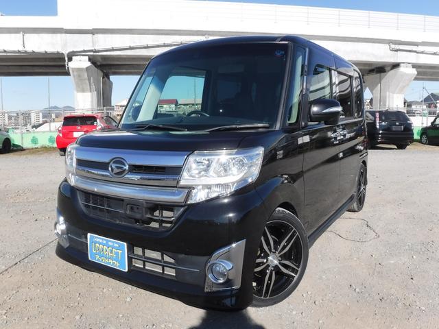 ダイハツ タント カスタムｒｓ ｓａ ローダウン 新品１６ａｗタイヤ 両側パワースライドドア フリップダウンモニター ８インチナビ 72 0万円 平成26年 14年 神奈川県 中古車 価格 Com