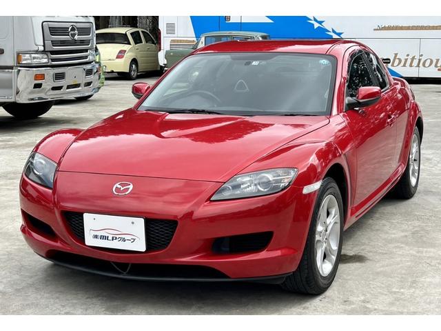 ＲＸ－８ ベースグレード　ＥＴＣ　ＡＴ　ＨＩＤ　キーレスエントリー　アルミホイール　衝突安全ボディ　ＡＢＳ　ＣＤ　ＭＤ　カセット　エアコン　パワーステアリング　パワーウィンドウ（1枚目）