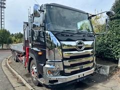 プロフィア 4段クレーン平ボディ UNIC URG504 4段クレーン フックイン ラジコン 2.93t 浜名ワークス平ボディ 中古車画像