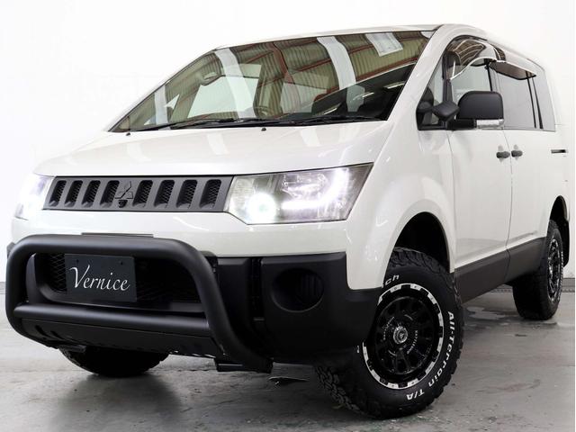 デリカＤ：５(三菱) ローデスト　リミテッドエディション　電動スライドドア　Aftermarketナビ　ＥＴＣ　ドラレコ　スマートキー　新品AftermarketＡＷ　新品ＢＦグッドリッチＡＴタイヤ　新品ブルバー　新品リアラダー　ファイバーＬＥＤカスタムヘッドライト　テールランプブラックアウト 中古車画像