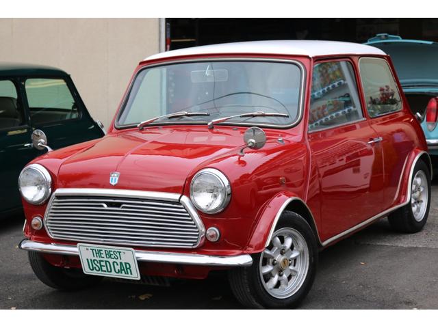 ＭＩＮＩ パークレーン　限定車　４速マニュアル　ディーラー車　フェンダーミラー　モトリタステアリング　クーラー　１２インチアルミホイール　センターマフラー　ＳＵキャブレター（1枚目）