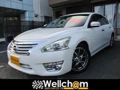 ティアナ XL RAYS18AW 全方位カメラ 社外レザーシートカバー 電動パワーシート ETC フルセグTV DVD CD ECO CLEAM HDDナビ インテリジェンションキー Bluetooth リアスポイラ 中古車画像