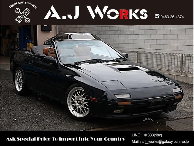 後期ＦＣカブリオレ入荷！オープン動作ＯＫ！試乗ＯＫ！ １３Ｂ絶好調♪往年の名車いかがでしょうか？エアコン修理済！