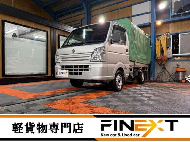 キャリイトラック ＫＣエアコン・パワステ　幌付（取り外し可）・ワンオーナー・禁煙車・記録簿・ナビ・ワンセグ・バックカメラ・ＥＴＣ・エアコン・パワステ・保証書・取説（1枚目）