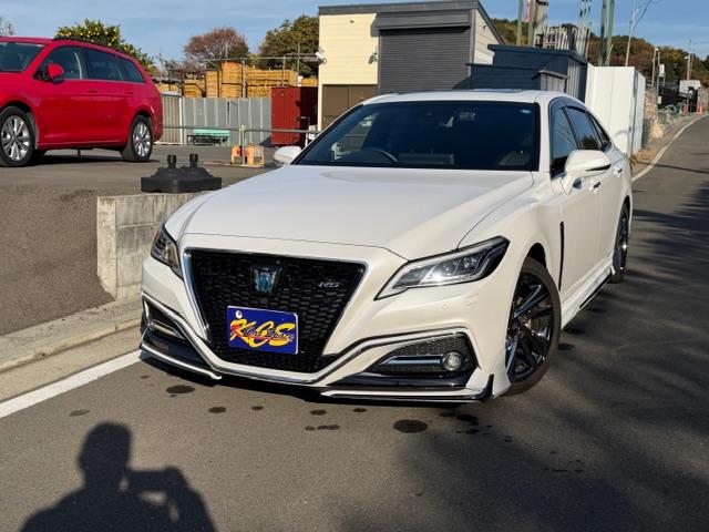 クラウンハイブリッド(トヨタ) ＲＳアドバンス　モデリスタ　ワンオーナー　禁煙車　純正ナビ　全方位カメラ　サンルーフ　黒本革シート　ＥＴＣ　スマートキー 中古車画像