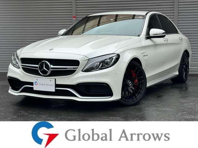 Ｃ６３　Ｓ　ワンオーナー　レーダーセーフティパッケージ　エクスクルーシブパッケージ　赤黒コンビレザーシート　ブルメスタサウンド　ＡＭＧパフォーマンスエグゾースト　１９インチアルミ　キーレスゴー　スペアキー