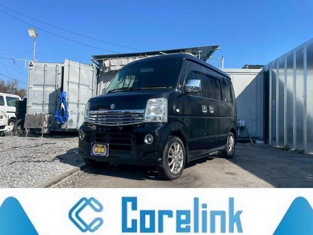 エブリイワゴン(スズキ) PZターボスペシャル ETC 両側電動スライドドア ナビ TV HID キーレスエントリー 電動格納ミラー シートヒーター AT 盗難防止システム ABS CD DVD再生 アルミホイール 衝突安全ボディ エアコン 中古車画像