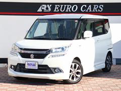 ソリオバンディット ハイブリッドMV 純正ナビ フルセグ BT CD スマートキー 両側パワースライドドア 横滑り防止 レーンキープ スマートキー ETC USB シートヒーター サイドエアバック 純正15インチアルミ HID フォグ 中古車画像