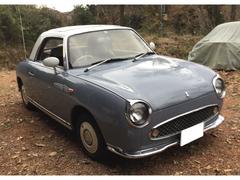 フィガロ ベースグレード 修復歴無し・2万台限定車・オープン・本革シート・・レトロコンポ・パワーウインドウ・パワステベースグレード ホワイトレザーシート 中古車画像