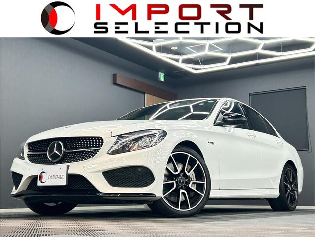 Ｃクラス(AMG) Ｃ４３　４マチック　クランベリー赤レザーシート　レーダーセーフティ　ブルメスター　純正ナビ　フルセグ 中古車画像