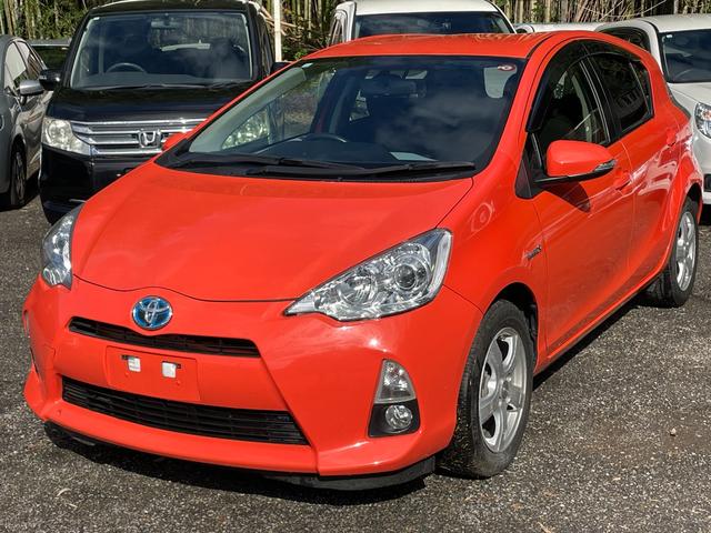 24年アクア・S・乗り出し総額47.7万円◇/ナビ/ 地デジTV/バックカメラ/Bluetooth/スマートキー/社外AW