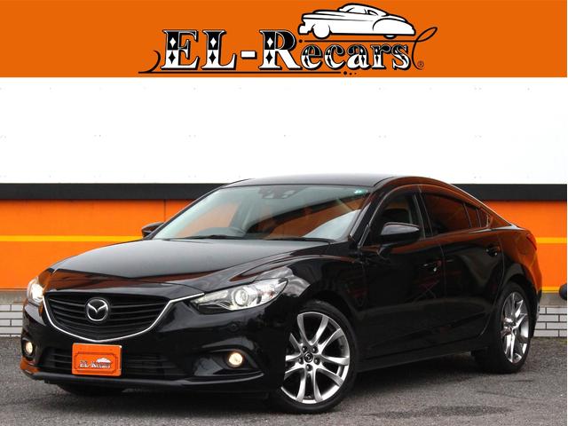 アテンザセダン(マツダ) ＸＤ　Ｌパッケージ　電動黒革シート・シートヒーター・バックカメラ・追従クルーズコントロール・コーナーセンサー・ＥＴＣ・スマートキー・ＳＤナビ・パドルシフト・ＨＩＤヘッドライト・純正１９インチアルミ・ドアバイザー 中古車画像