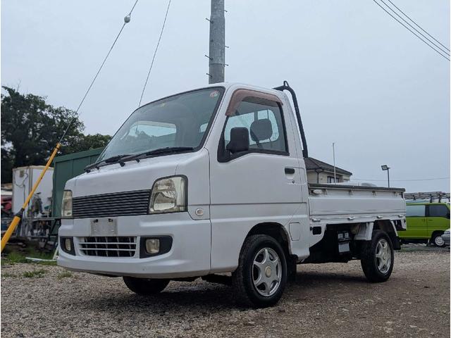サンバートラック(スバル) ＴＣ−ＳＣ　スーパーチャージャー　四駆　オートマ　エアコン　！　軽トラック　ＡＴ　ＥＴＣ　アルミホイール　エアコン　運転席エアバッグ　ＣＤ　ＵＳＢ 中古車画像