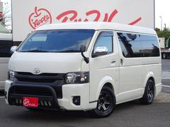 ハイエースワゴン DX 10人乗り常用登録/3列シート/フルフラット/Teepee製シート/キャンピング仕様車/床張り/ビルシュタインショックアブソーバー/強化スタビライザー/16インチAW/現行フェイス/LEDヘッドライト 中古車画像