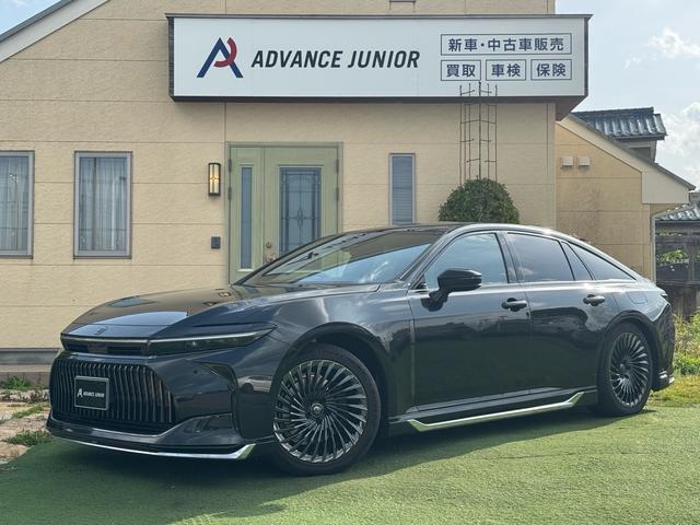 クラウン(トヨタ) Ｚ　ブラックＰ　モデリスタフルエアロ　茶革　パノラマガラスルーフ　全周囲カメラ　シートヒーター 中古車画像