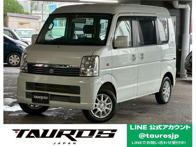 エブリイワゴン(スズキ)JPターボ ユーザー買取車/両側スライド/キーレスエントリー/フルフラット/電動格納ミラー/ドアバイザー/ACマニュアルエアコン/レベライザー/パワーウィンドウ 中古車画像