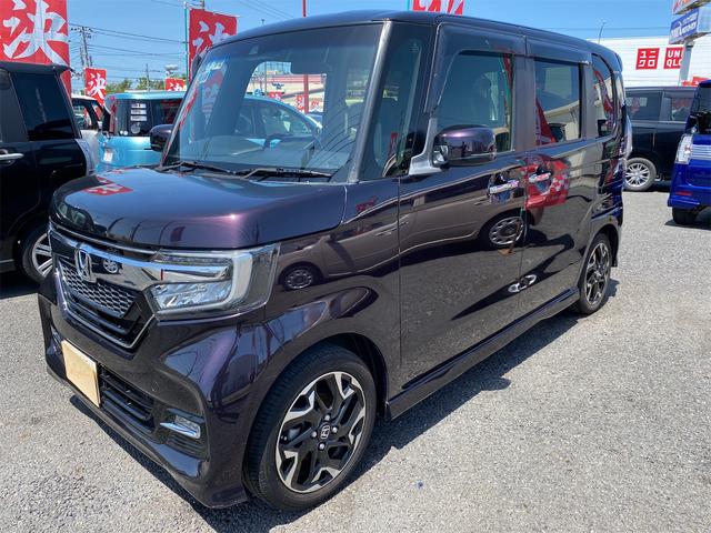 ホンダ Ｎ−ＢＯＸカスタム Ｇ　Ｌターボホンダセンシング　ＥＴＣ　バックカメラ