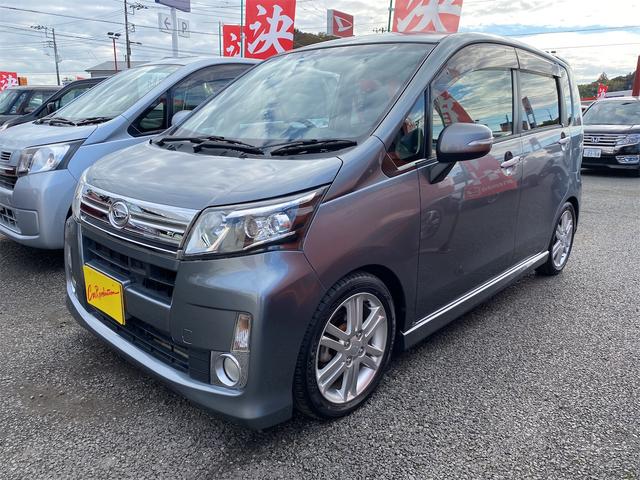 ムーヴ(ダイハツ) カスタム　ＲＳ　ＳＡ　距離無制限１２ケ月保証付　ＥＴＣ　ナビ　ＴＶ　衝突被害軽減システム　ＬＥＤヘッドランプ　スマートキー　アイドリングストップ　電動格納ミラー　ベンチシート　ＣＶＴ　盗難防止システム　ＡＢＳ 中古車画像
