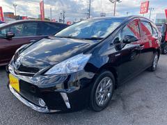 プリウスアルファ S チューン ブラック 距離無制限12ケ月保証付 ドライブレコーダー ETC ナビ TV アルミホイール スマートキー 電動格納ミラー フルフラット CVT 盗難防止システム 衝突安全ボディ CD DVD再生 USB 中古車画像