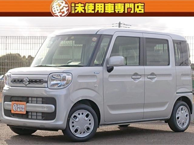 ハイブリッドG スズキセーフティサポート スマートキー オートエアコン アイドリングストップ 届出済未使用車 後退時衝突被害軽減システム(1枚目)