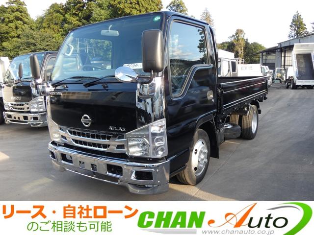 アトラズ カスタム 平ボディー オートマ 2.95トン 電動ミラ― 三方開 ディーゼル ターボ