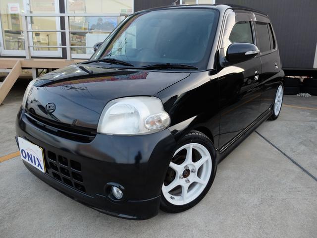 ダイハツ エッセカスタム ターボ マニュアル 社外ナビ 社外アルミの中古車 車体価格54 8万円 07 平成19 年式 走行10 1万キロ 車体色ブラック 千葉県成田市本城２７６ １ オニキス富里の在庫 グーネット中古車