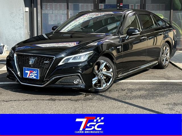 クラウンハイブリッド(トヨタ) ＲＳアドバンス　２．５Ｌ／色替え車両／禁煙車／セーフティパッケージ／レーダークルーズ／障害物センサー／ステアリング＆シートヒーター／純正ナビ／ドラレコ／ハーフレザー／ブラインドスポット／フルセグ視聴／１００電源 中古車画像