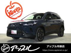 カローラクロス ハイブリッド Z ワンオーナー 純正ナビTV ETC2.0 Bカメラ パノラミックビュー パノラマルーフ ハーフレザー セーフティセンス トヨタチームメイト LEDヘッド パワートランク BSM シートヒータークーラー 中古車画像