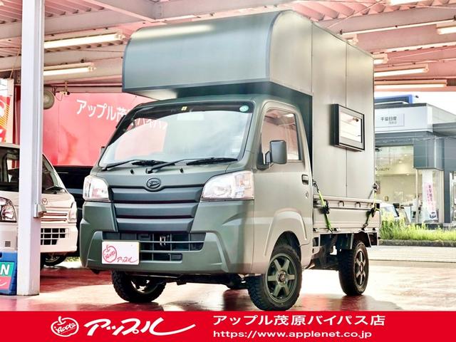 スタンダード　荷台脱着式シェル　ソーラー充電式サブバッテリー　外部電源　ウィンドウエアコン　電子レンジ　可動式ベット　テレビ　換気扇　エアコン　パワステ　リフトアップ　社外アルミ　収納式テーブル