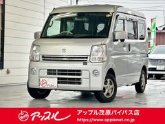 エブリイ PCリミテッド レーダーブレーキサポート 4AT ワンオーナー キーレスキー  ディスプレイオーディオ レーダーブレーキサポートセット ハイルーフ 社外12インチAW フォグ ETC ミラー一体型ドライブレコーダー 中古車画像