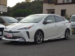 プリウス S モデリスタエアロ・モデリスタアルミホイール・ワンオーナー・純正ナビ・フルセグ・Bluetooth対応・バックモニター・ビルトインETC・ステアリングスイッチ・プッシュスタート・スマートキー2個 中古車画像