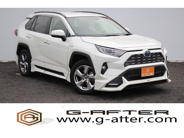 トヨタ ＲＡＶ４ ハイブリッドＧ　雹害／ＴＲＤエアロ／純正ナビ／Ｂカメラ／運転支援／ＬＥＤヘッドライト／ＥＴＣ２．０／電動リアゲート／