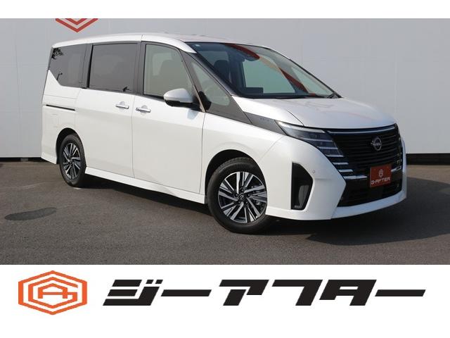 セレナ ｅ－パワー　ハイウェイスターＶ　１２．３型純正ナビ／地デジ／全周囲カメラ／両側電動スライドドア／プロパイロット／衝突軽減ブレーキ／ＬＥＤヘッドライト／ＥＴＣ／（1枚目）