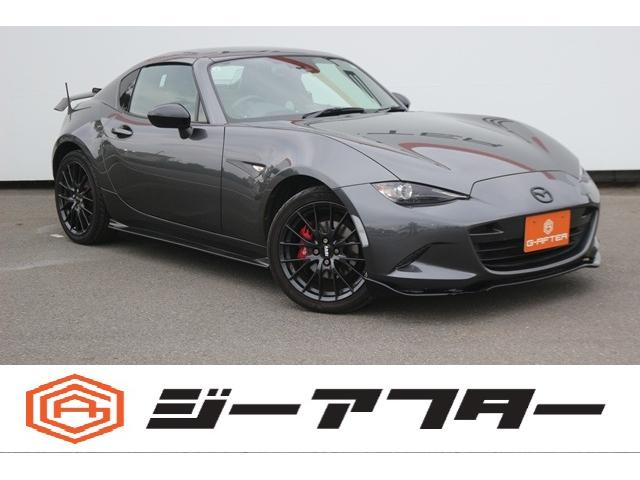 ロードスターRF RS 6MT/BBS17AW/4本出しBLITZマフラー/KUHL RACINGカーボンGTウイング/BILSTEINサスペンション/社外エアロ/純正ナビ/シートヒーター(1枚目)