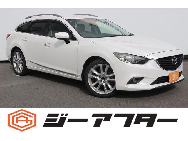 アテンザワゴン(マツダ) ＸＤ　禁煙車　純正ナビ　６ＭＴ　ルーフレール　純正１９ＡＷ　スマートキー　ＬＥＤヘッドライト　ＥＴＣ　プッシュスタート　電動格納式ドアミラー　パワーウィンドウ　ドアバイザー　ＢＬＵＥＴＯＯＴＨ接続 中古車画像