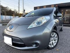 リーフ X(24kwh) ETC バックカメラ ナビ TV オートクルーズコントロール 衝突被害軽減システム スマートキー 電動格納ミラー シートヒーター CVT 盗難防止システム 衝突安全ボディ ABS ESC CD 中古車画像