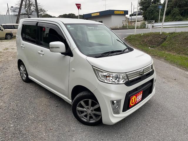 ワゴンＲ 　ＳＴＩＮＧＲＡＹ　ＡＣ　ＰＳ　ＰＷ　ＡＢＳ　ＡＷ　エアバッグ　ナビ　バックカメラ　プッシュスタート（1枚目）