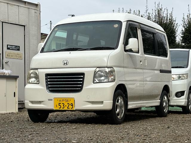 バモスホビオ(ホンダ) ターボ　禁煙、２ＷＤ、４ＡＴターボ、タイベル交換済、キーレス、ナビ、テレビ、ＥＴＣ 中古車画像