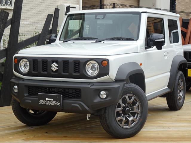 ジムニーシエラ(スズキ) ＪＣ　登録済未使用車　Ｉ−ＳＴＯＰ　衝突安全ボディ　横滑り防止機能　シートヒータ　ＬＥＤヘットライト 中古車画像