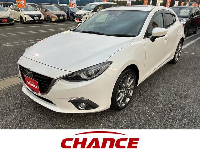 アクセラスポーツ(マツダ) ＸＤ　純正アルミホイール　サンルーフ　パワーシート　オートライト　ＨＩＤ　ＣＤ　ＤＶＤ　ＥＴＣ　プッシュスタート　バックカメラ　シートヒーター　クルーズコントロール　レーンアシスト　ブラインドスポットモニタ 中古車画像