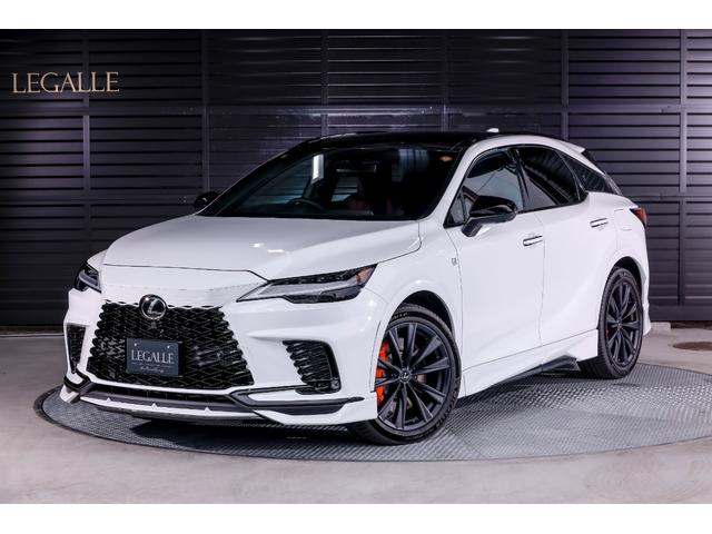 RX（レクサス）ＲＸ５００ｈ　Ｆスポーツパフォーマンス　ＴＲＤエアロ　ＴＲＤリアディフューザー　オレンジキャリパー　寒冷地　ルーフレール　パノラマルーフ　マークレビンソン　フロアマット　フクシャヒーター　ナンバーフレーム 中古車画像