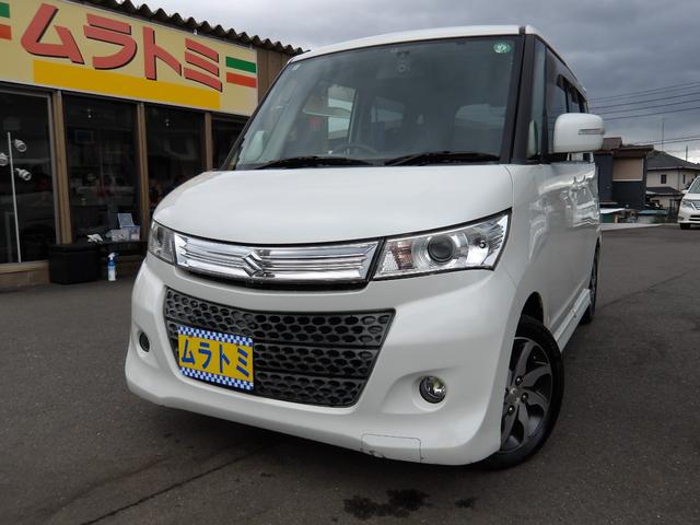 パレットＳＷ ＴＳ　車検２年付き　タイミングチェーン　メモリーナビ　フルセグＴＶ　Ｂｌｕｅｔｏｏｔｈ　バックカメラ　ＥＴＣ　スマートキー　プッシュスタート　両側電動スライドドア（1枚目）