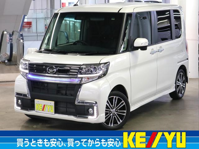 カスタムRS トップエディションSAIII ターボ 衝突軽減ブレーキ レーンキープ ハイビームアシスト シートヒーター 両側電動スライドドア ケンウッドカーオーディオ CD再生 AM/FMラジオ USB端子 アイドリングストップ LEDライト(1枚目)