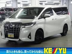 トヨタ　アルファード　２．５Ｘ衝突軽減【走行３５，３２０ｋｍ●８人乗●後期型】　【禁煙車●２０２３年製グッドイヤー夏タイヤ】【８型アルパイン製Ｂｌｕｅｔｏｏｔｈオーディオ対応ＳＤナビ●フリップダウン●Ｂカメラ　ＥＴＣ●コムテック製ドラレコ前後２カメラ】●革調カバー　両側自動ドア