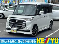 スズキ　スペーシアカスタムＺ　ターボ衝突軽減【ユーテリティＰｋｇ●走行６７，２８０ｋｍ】　【禁煙車１オーナー●２０２３年製ＢＳ夏タイヤ】【ケンウッド製Ｂｌｕｅｔｏｏｔｈオーディオ対応ＳＤナビ　Ｂカメラ　ＥＴＣ】ヒーター付ベンチシート